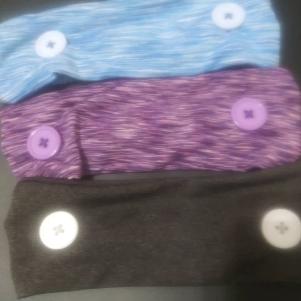 Button headbands